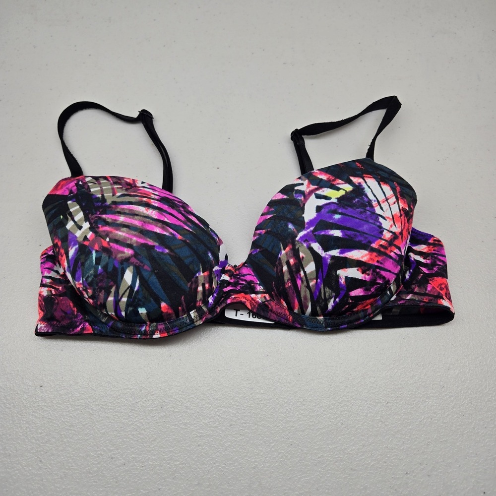 PINK Women Bra 34B Multicolor Tropical‎ Everywhere Lightly Lined